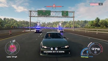 Need for Speed Unbound 2022 gameplay cop chase {heat 3} (new) nfs #needforspeedunbound Nissan S14A