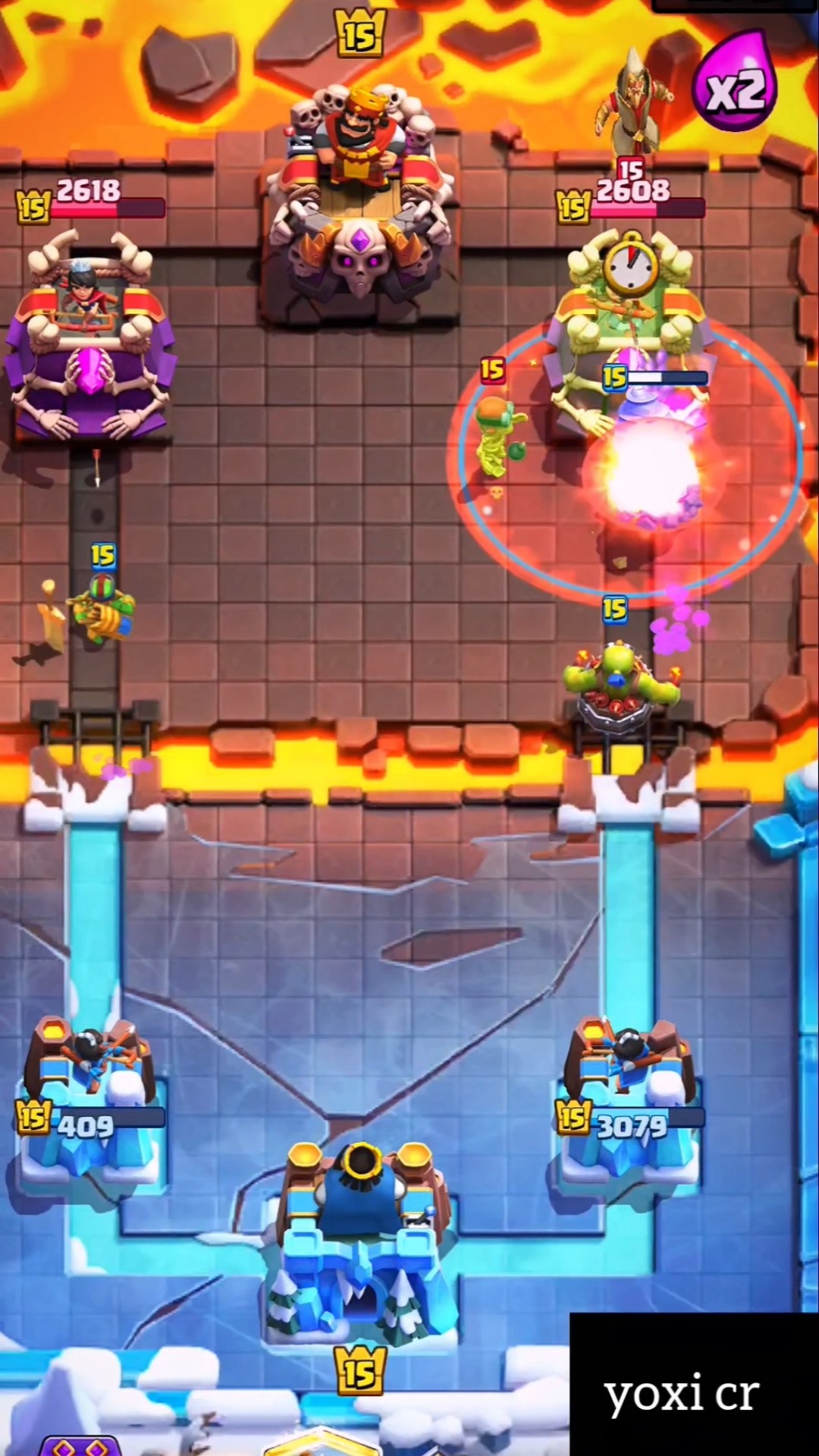 Golden Knight With Demo + Drill is OP #shorts #clashroyale - YouTube