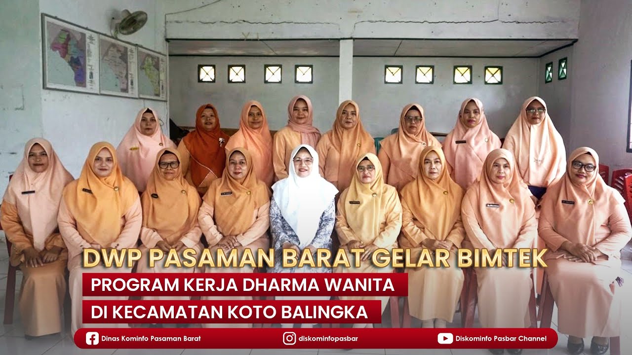 DWP Pasbar Gelar Bimtek Program Kerja Dharma Wanita Di Kecamatan Koto Balingka