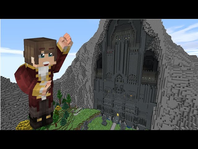 Minas Tirith in minecraft (LOTR minecraft mod) 