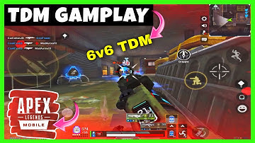 6v6 APEX Legends Mobile TDM fpp full Gameplay 2022