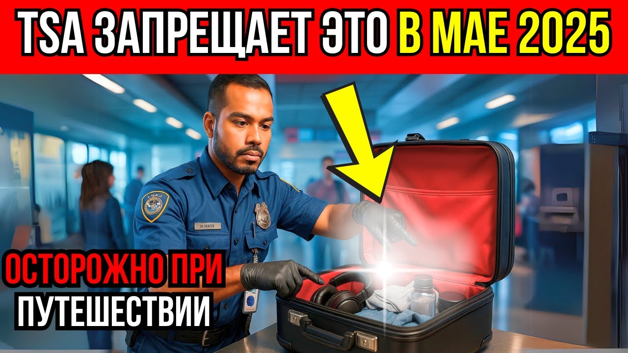 TSA 2025: 8 запрещённых предметов, которых нужно избегать, чтобы не пропустить свой рейс
