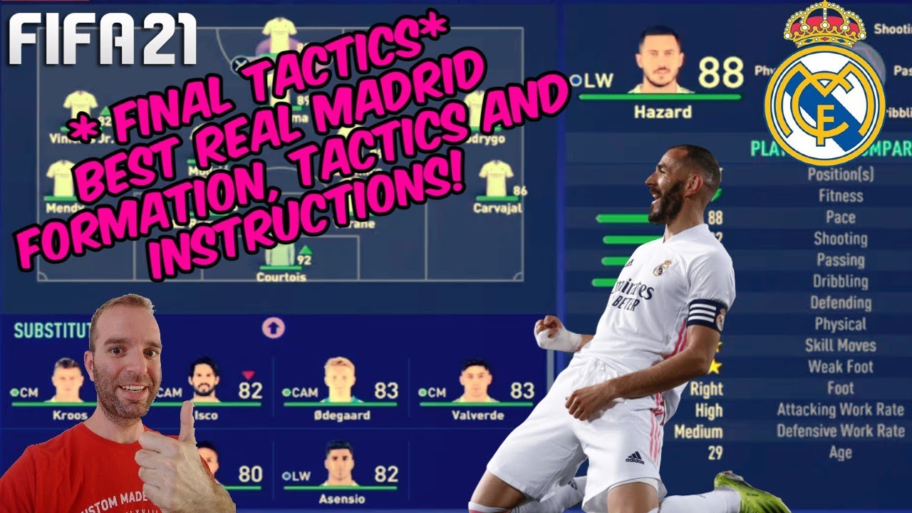 *FINAL TACTICS* FIFA 21 BEST REAL MADRID Formation, Tactics and