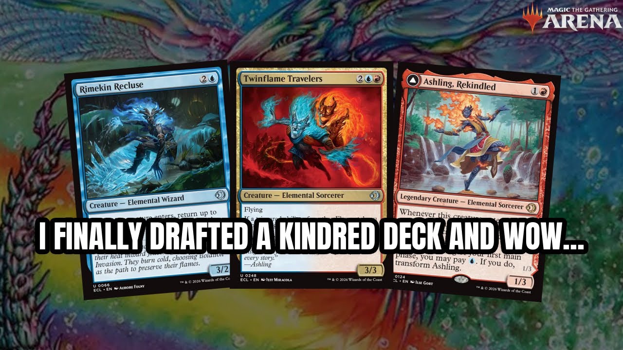 I Finally Drafted a Kindred Deck And Wow... - Lorwyn Eclipsed Draft 3 on MTG Arena