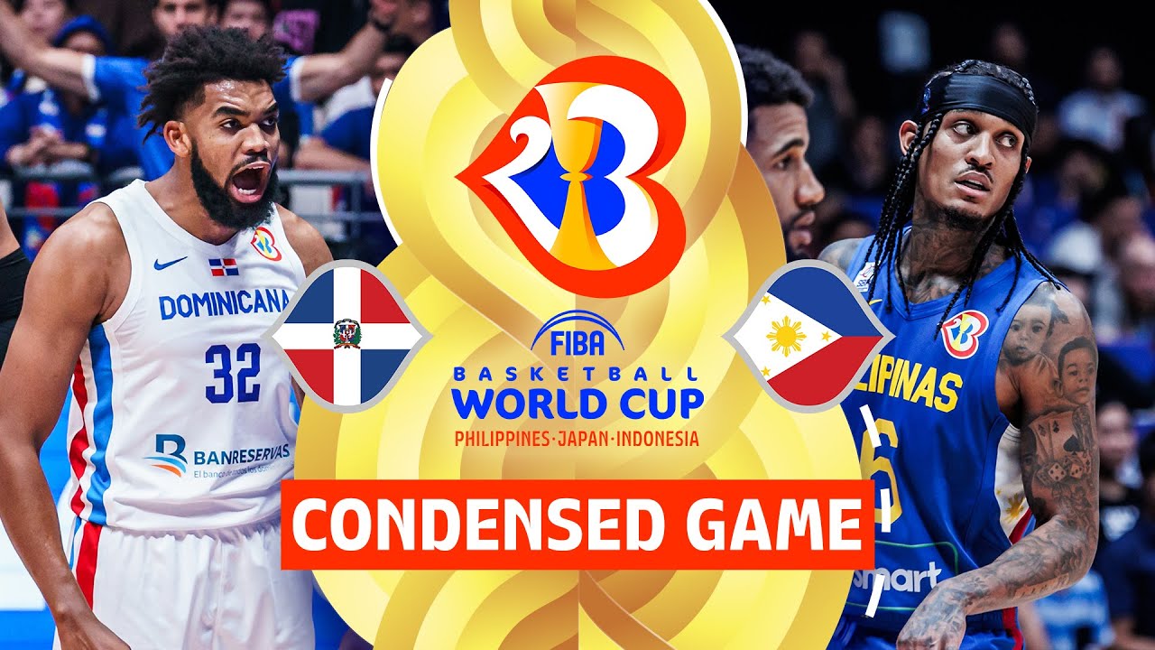 Dominican Republic 🇩🇴 vs Philippines 🇵🇭 Full Game Highlights FIBA Basketball World Cup 2023