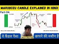 BULISH MARUBOZU AND BEARISH MARUBOZU CANDLESTICK PATTERN KO TRADE KAISE KARE 📊