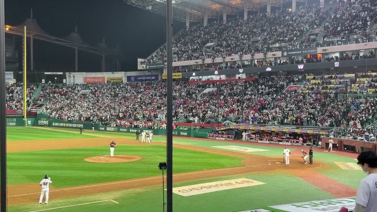 2022 한국시리즈 5차전 9회말 김강민 끝내기 3점홈런