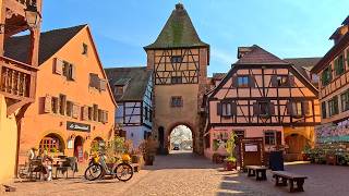 Fairytale Alsace Cycling: Turckheim to Colmar | 4K Virtual bike ride Part 4