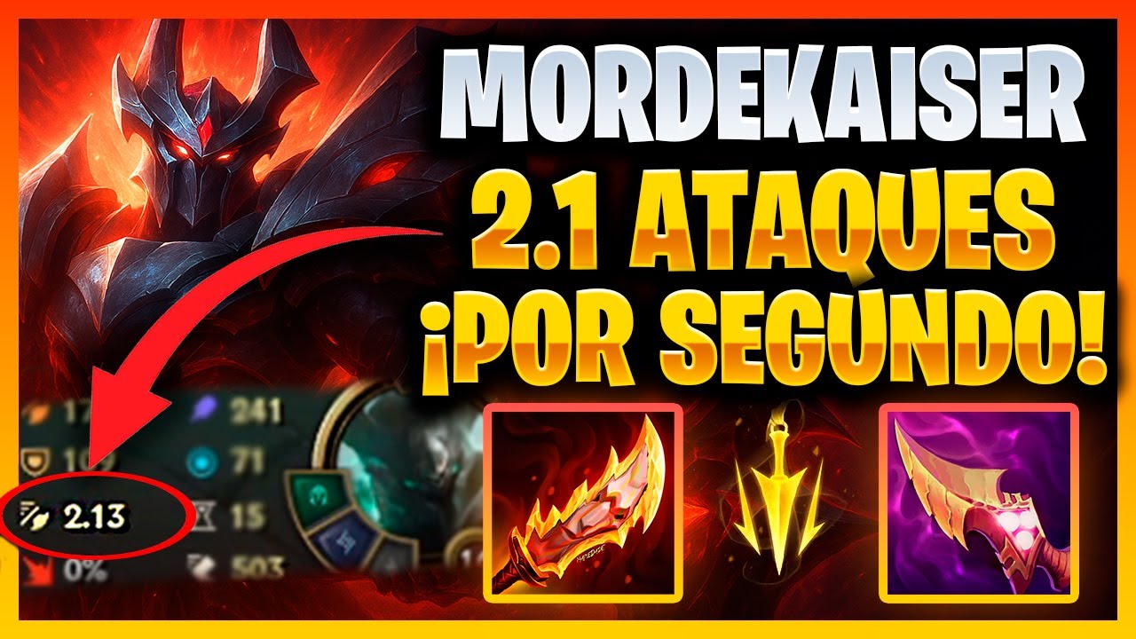 CON ESTOS 2 OBJETOS MORDEKAISER ES IMPARABLE
