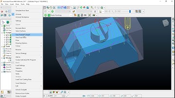 AUTODESK POWERMILL TUTORIAL BEARNG PART IN HINDI