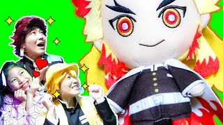 【寸劇】「無限列車編」の夢パロディ煉獄杏寿郎の使命　禰豆子のケガにお手当て　キメツ幼稚園で胡蝶しのぶが遅刻　お化けが怖くてトイレに行けない　鬼滅の刃なりきりごっこ遊び