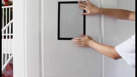 Magnetic Display Frame with Self-Adhesive Back for Wall