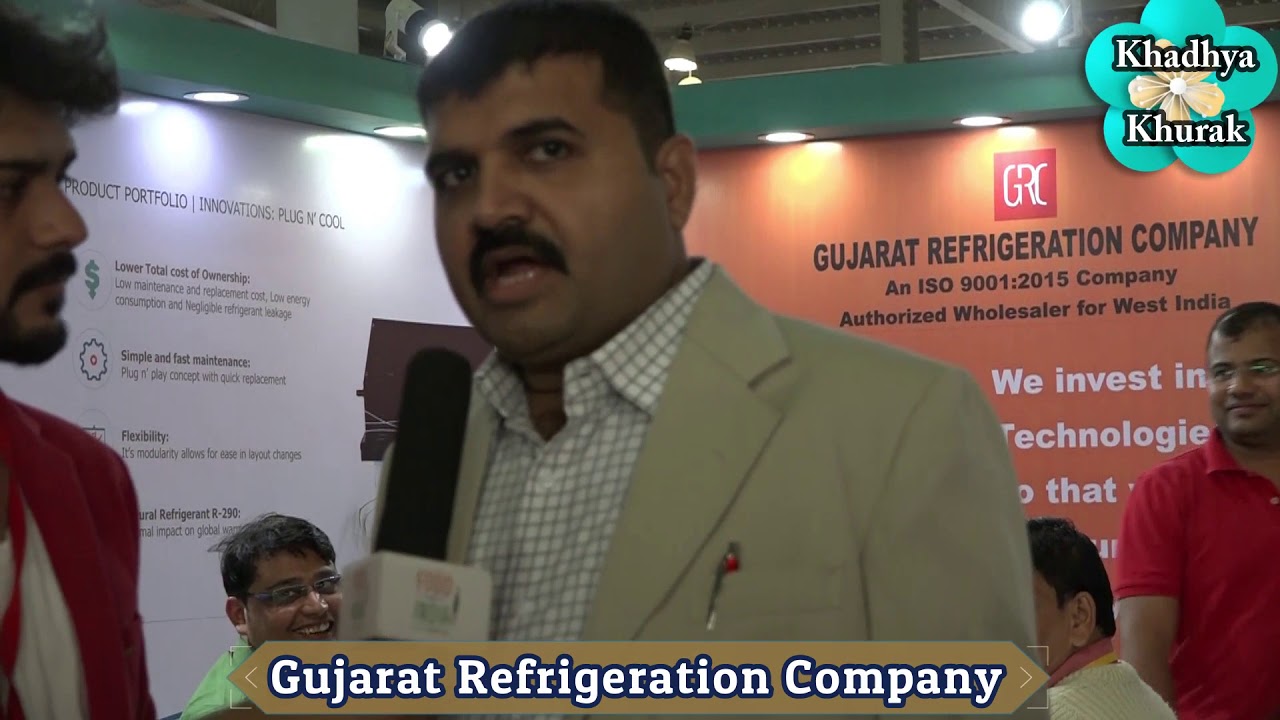 Gujarat Refrigeration Company - sharing their views at KhadhyaKhurak 2018 Golden Edition Exhibition