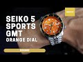 Unboxing Seiko 5 Sports GMT Orange Dial SKX SSK005 SSK005K1