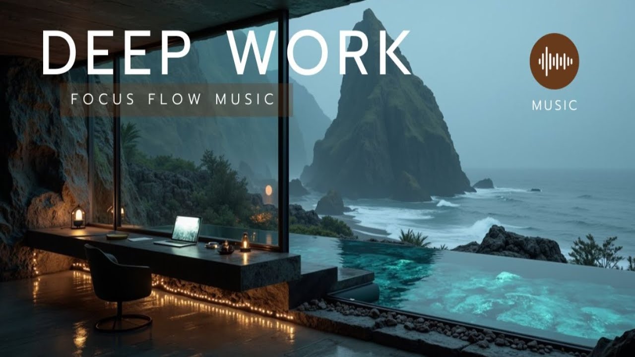 Deep Work Music for Focus & Productivity ~ Ocean View Ambient Study ...