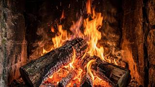 🔥 Cozy Fireplace 4K. Fireplace with Crackling Fire Sounds. Fireplace 4K UHD