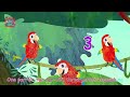 10 Parrots Squawking on the Tree 🦜🌳 | Funny Voice Pitch Effects &amp; Color Fun Pop Remix 🎤🌈✨