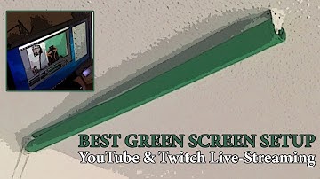 The Best Green Screen Setup for YouTube and Twitch Live-Streaming