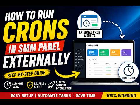 How to Run SMM Panel Cron Jobs Externally | Easy External Cron Setup Guide