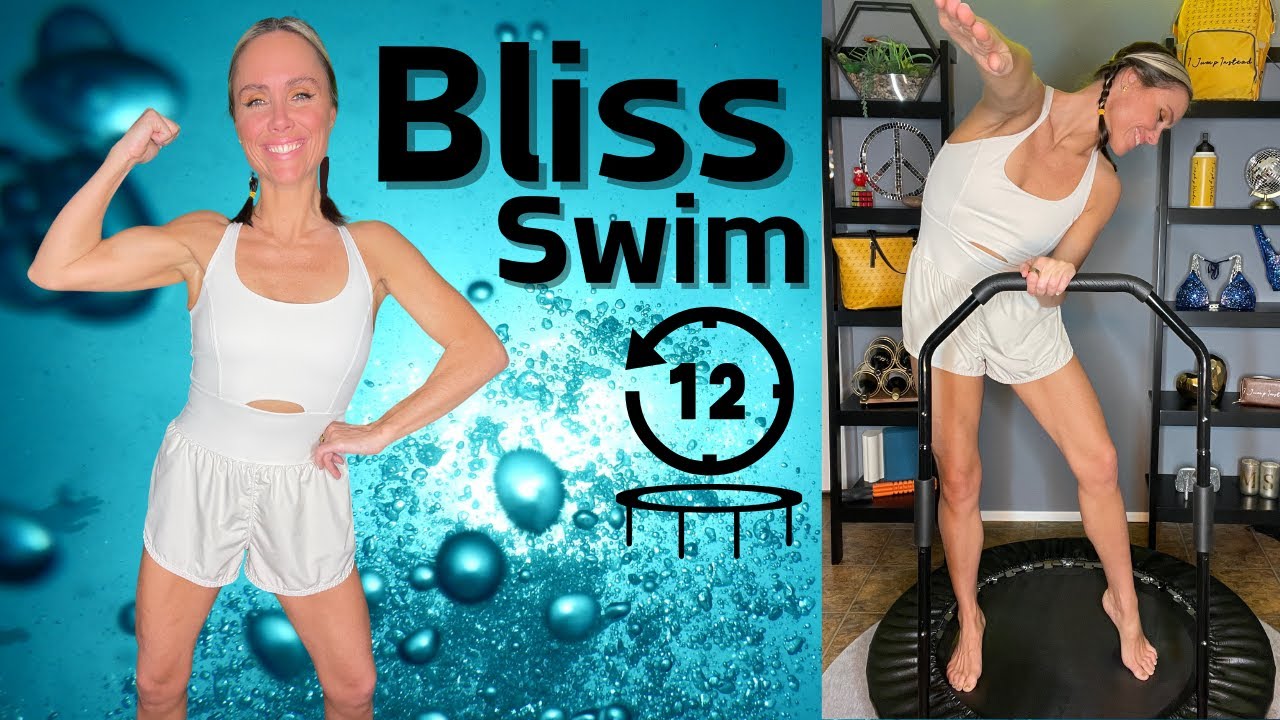 Расслабляющий и укрепляющий заплыв на 12 метров | Тренировки на батуте для похудения | Я прыгаю в...