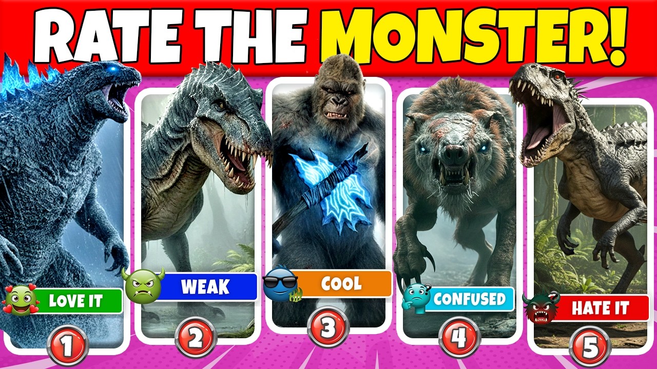 Оцените Годзиллу | Король монстров 🦖🔥 | Викторина о Годзилле