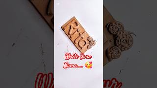 Diy nameplate 🥰 #custom #nameplate #nameplates