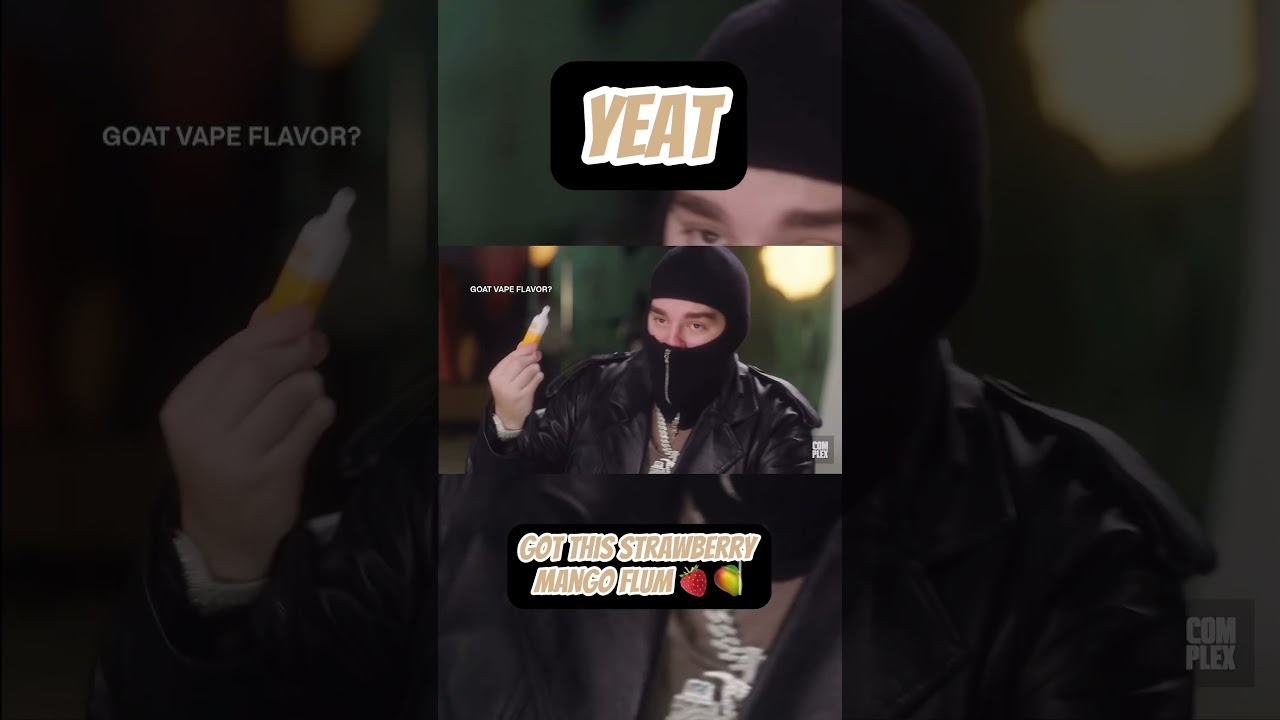 Yeat talks about the best vape flavour 💨 