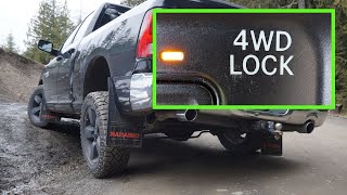 RAM 1500 OffRoad 4WD LOCK TEST (With Open Diff's) | Not Really a 4x4...