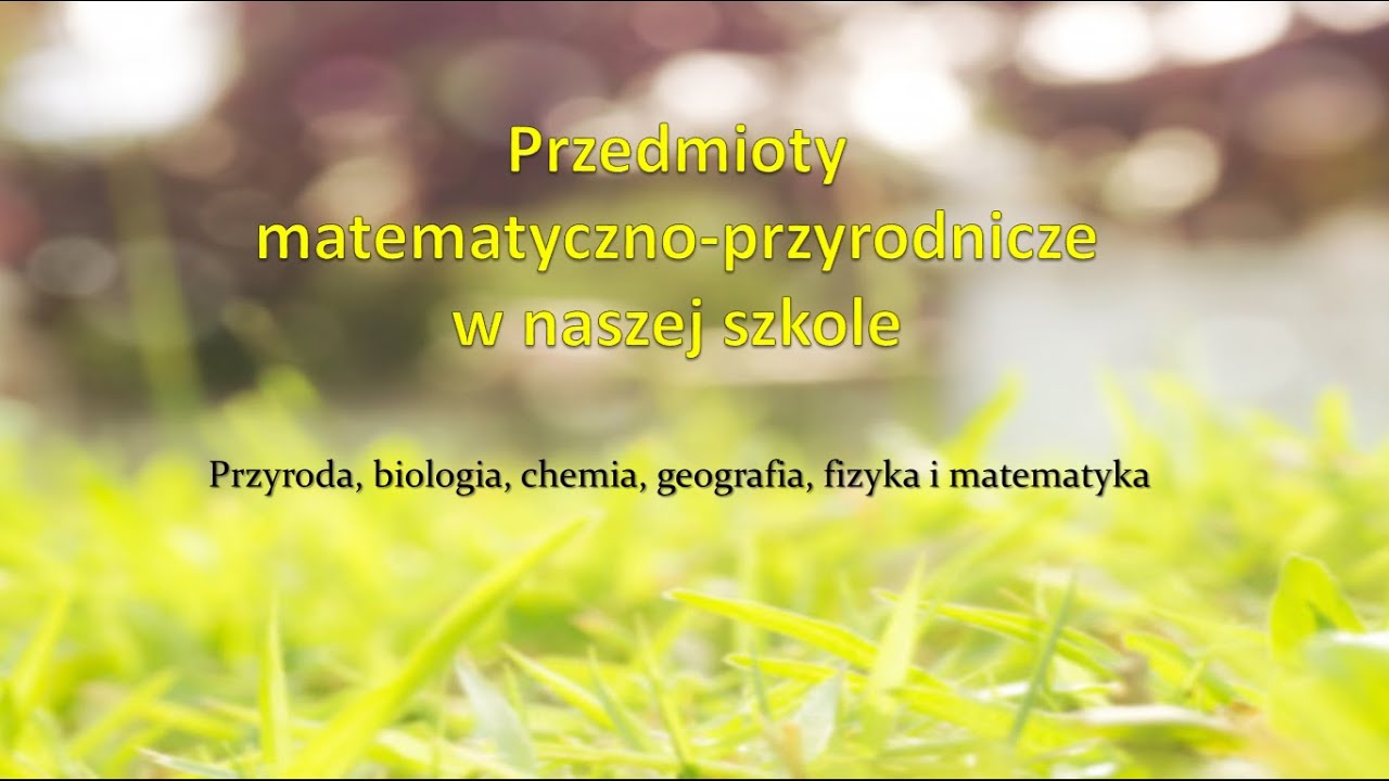 SP4 w Mysłowicach - nauczanie przedmiotów matematyczno-przyrodniczych