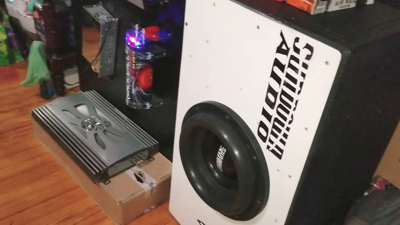 12" Zv4 sundown audio, Car audio en casa YouTube