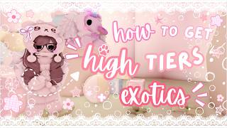 *ੈ✩‧ How To Get High Tiers + Exotics (Advanced) *EXTREMELY DETAILED*| Guide Video #adoptme