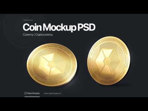 Download Coin Mockup Psd Tutorial Cryptocurrency Coin Mockup Youtube