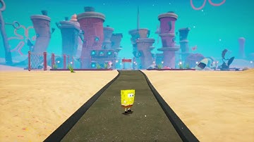 Going out of bounds in Spongebob Squarepants: BFBB Rehydrated