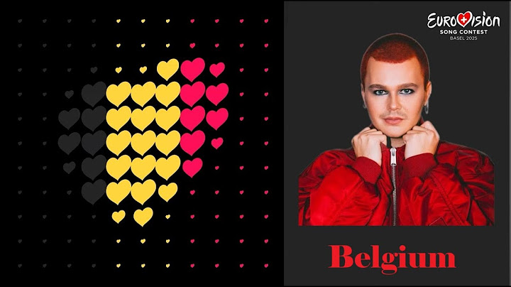 Karaoke - Red Sebastian - Strobe Lights (Original Version) - Belgium - Eurovision 2025