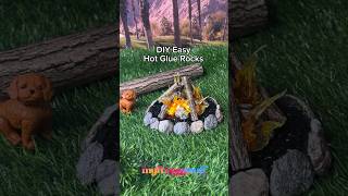 DIY Easy Hot Glue Rocks for a Campfire ? Full Video on YouTube at MyFroggyStuff