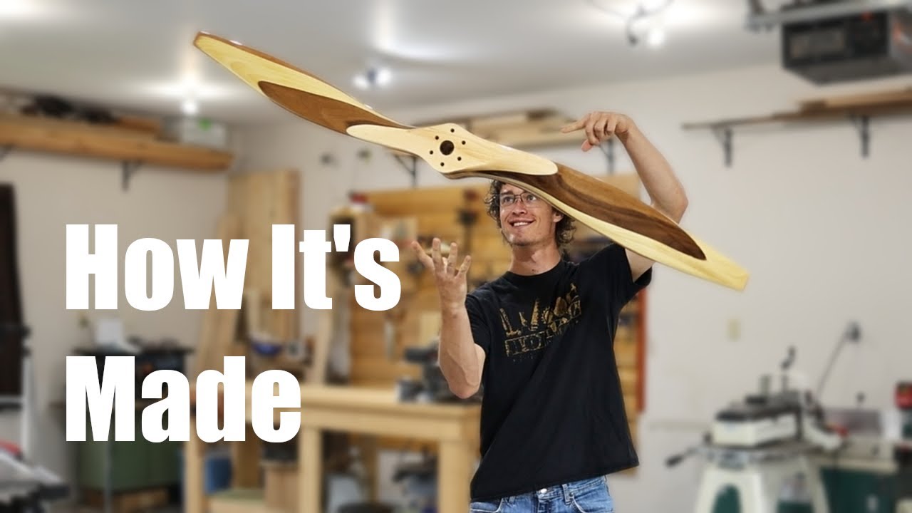 Building a Wooden Airplane Propeller | Aviation Inspired Woodworking