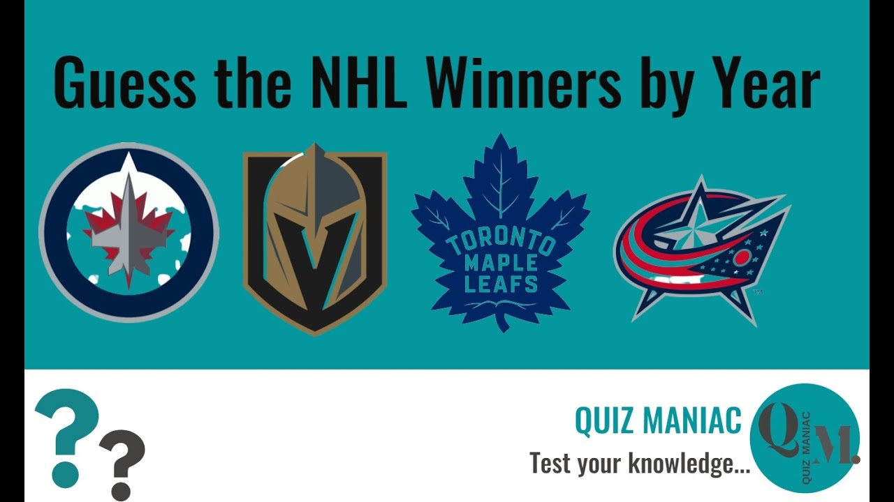 Guess the NHL Winners by Year 