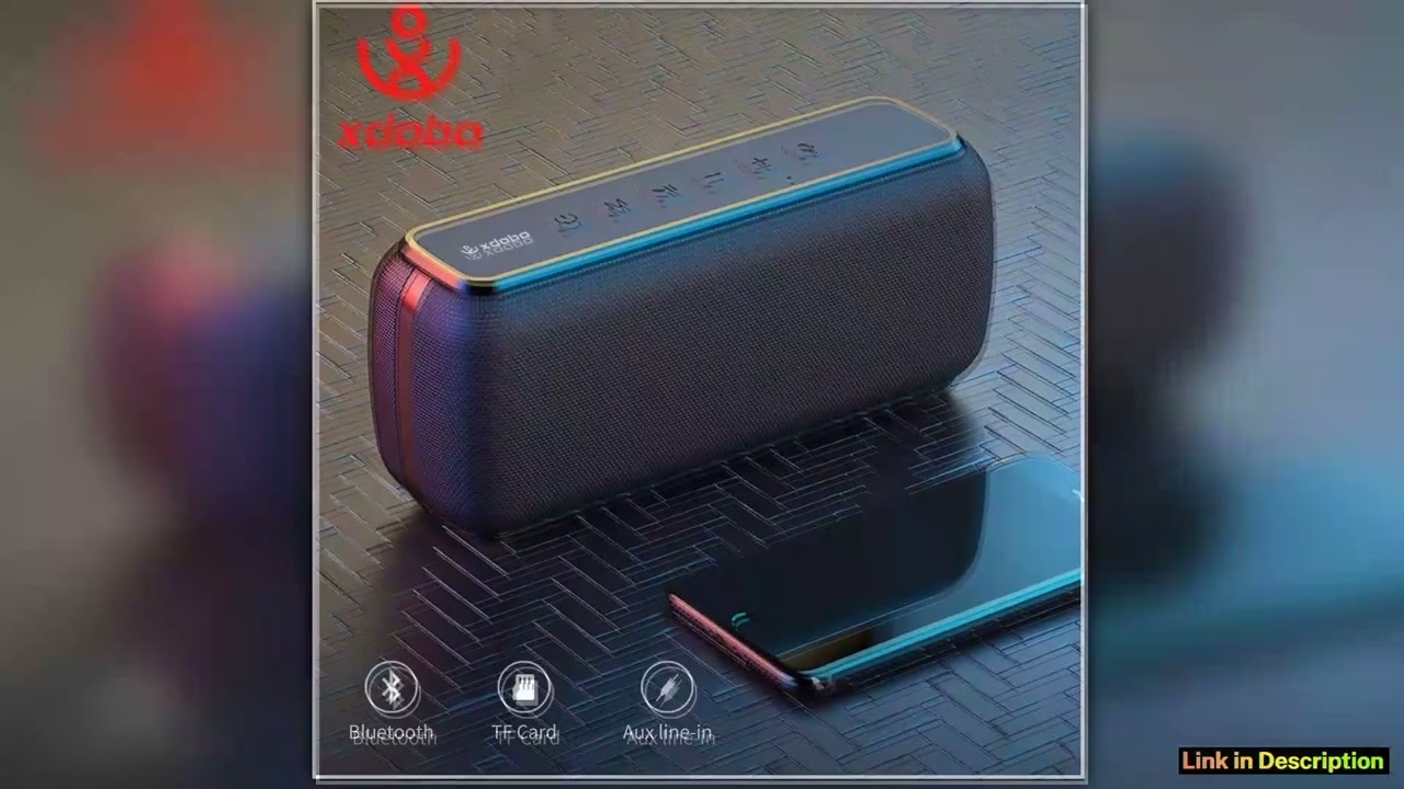 XDOBO Hot Sale X8 60W Portable Outdoor Speakers Bluetooth Wireless Bass Subwoofer Waterproof