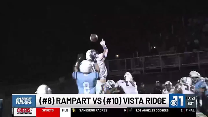 Rampart vs Vista Ridge Colorado High School Football Highlights