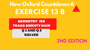 New Oxford Countdown 6 Second Edition Exercise 13b Q1 and Q2 Solved