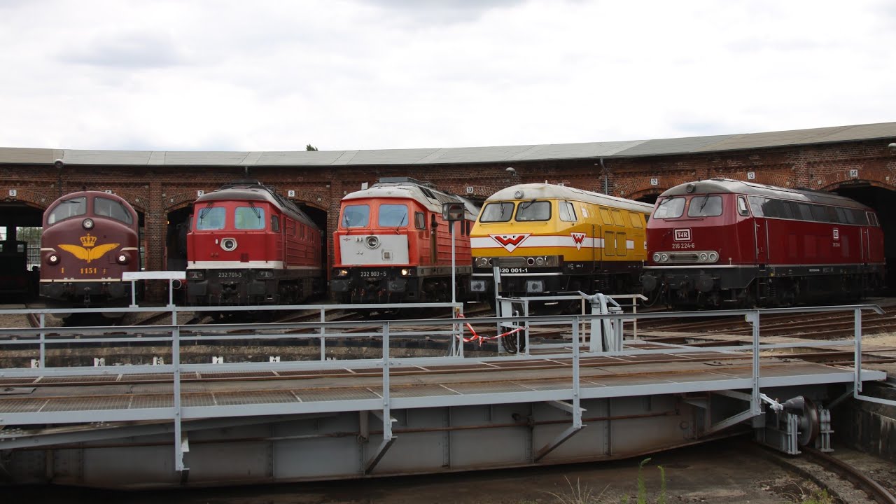 Sommerdampf im historischen Lokschuppen Wittenberge