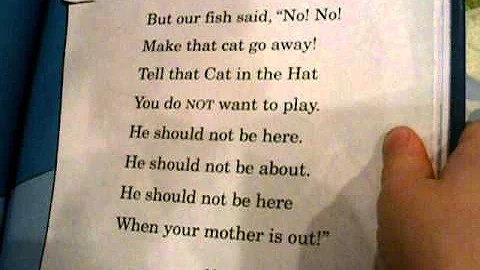 Nicholas Reiter Reads The Cat in the Hat