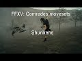 FFXV: Comrades movesets - Shurikens