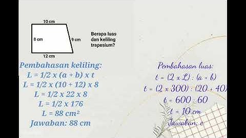 Putarlah rotasikan trapesium yang kamu buat dan geserlah menuju trapesium TUVW