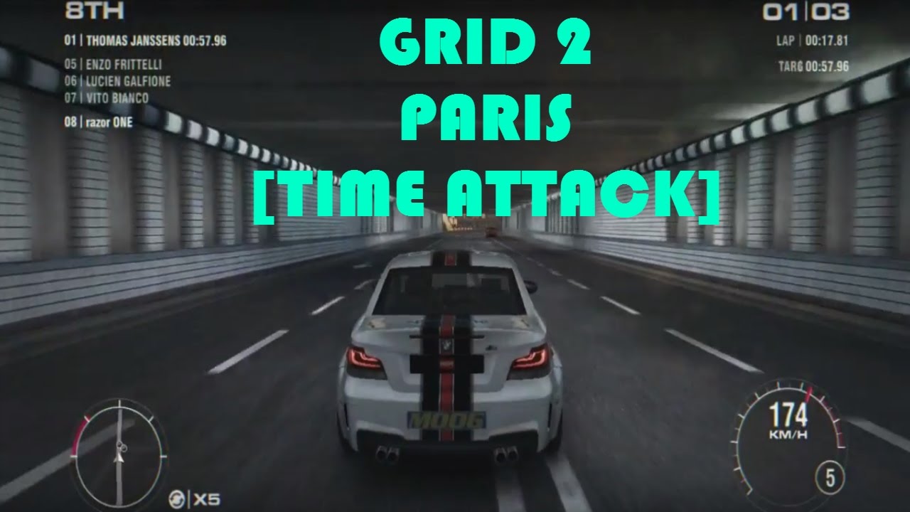 GRID 2 GAMEPLAY PC - PARIS [TIME ATTACK] #8