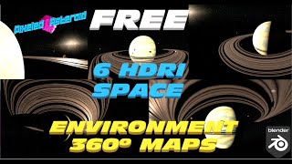 6 FREE HDRI SPACE ENV MAPS BONUS (SATURN FLAVOUR)