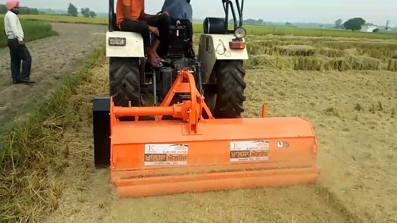 SHAKTIMAN PADDY STRAW CHOPPER / MULCHER BY (KHALSA AGROS KHANNA) PH. NO. 9888070213
