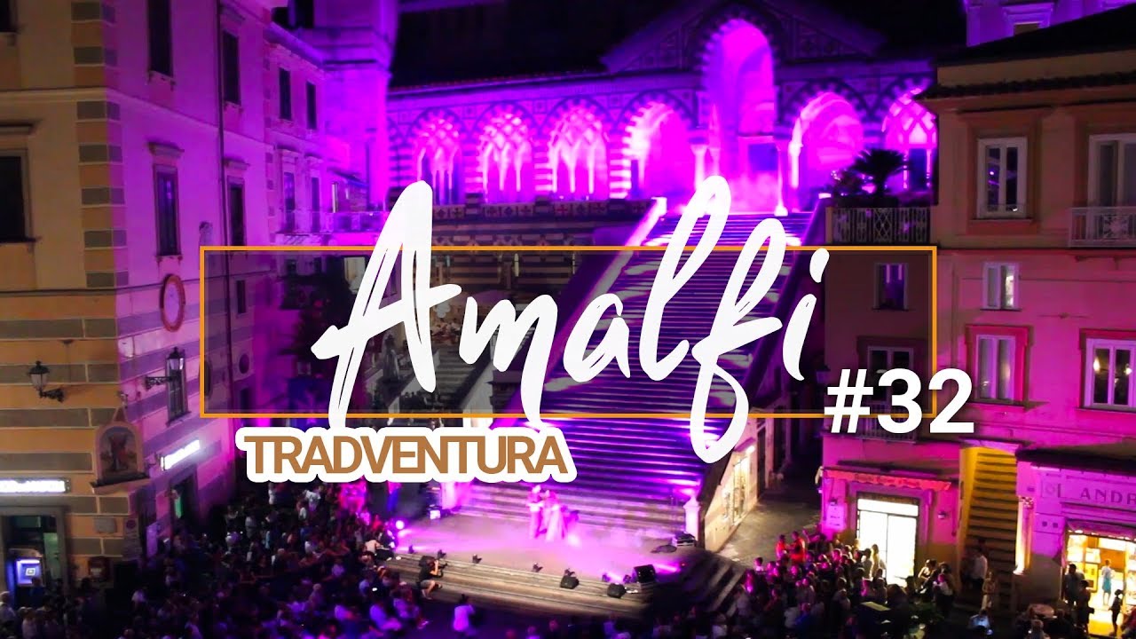 Amalfi #32 - Piazza Duomo Show at Night