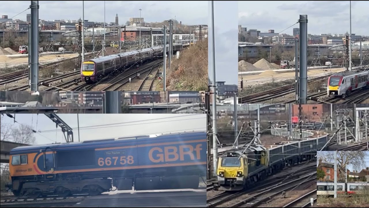 Trainspotting Around Thorpe Junction And Cremorne Lane Level Crossing!