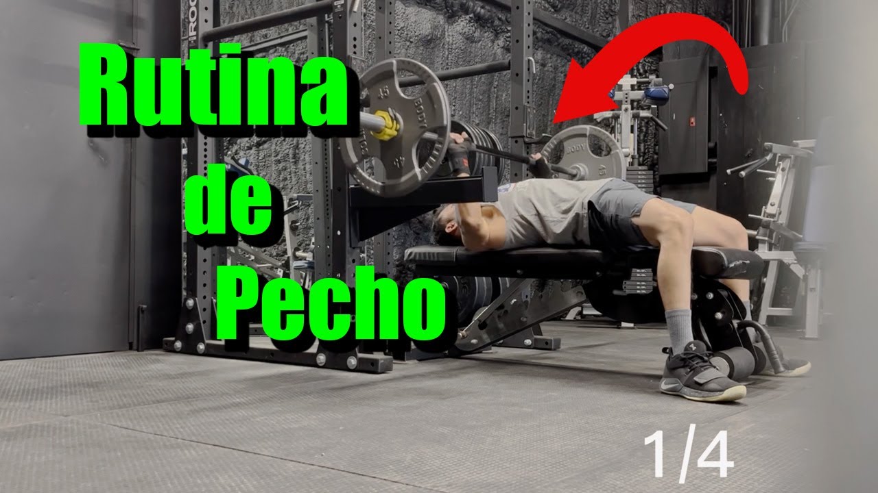 Rutina de Pecho Facil Para Ganar Masa Muscular - YouTube